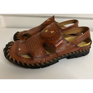 clohco Sandals Closed Toe Brown Size 41 NWOT Or Box‎